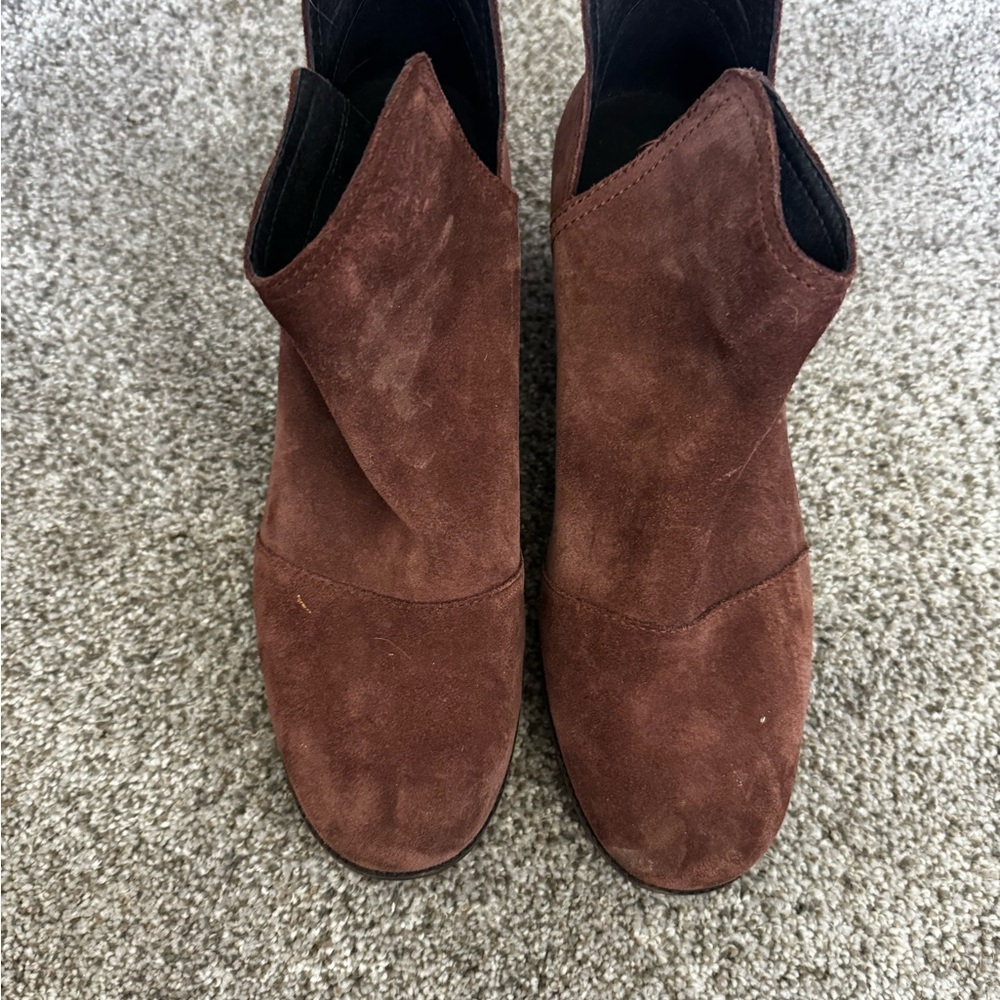 Sorel Women's Ankle Boots in Brown Suede
